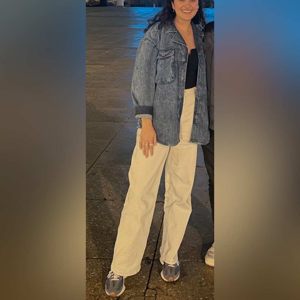 Just Black Cream Denim Pants